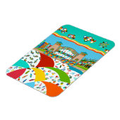 Zee Isle Band Shell 3 x 4 Flexible Magnet Magneet (Linkerzijde)