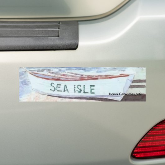 ZEE ISLE BUMPERSTICKER WATERVERF (Op auto)