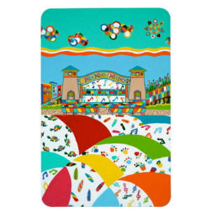 Zee Isle City Band Shell 4 x 6 Flexible Magnet Magneet