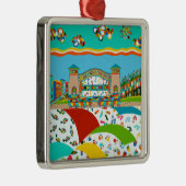 Zee Isle City Band Shell Metalen Ornament (Rechts)