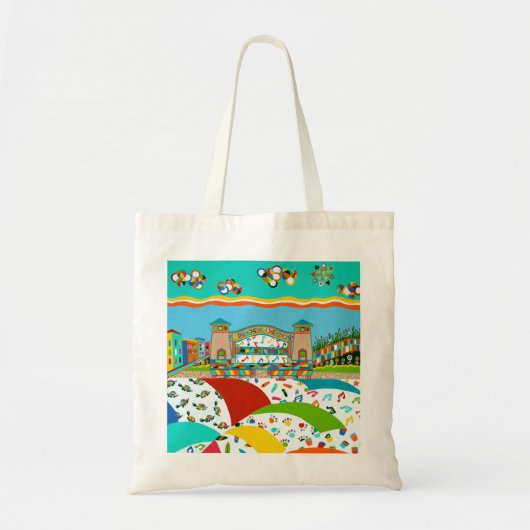 Zee Isle City Band Shell Tote Bag (Voorkant)