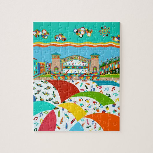 Zee Isle City, New Jersey Legpuzzel (Verticaal)