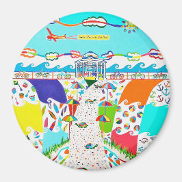 Zee Isle City, NJ Round Magnet