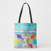 Zee Isle City Promenade Canvas tas (Voorkant)