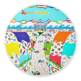 Zee Isle City Promenade Keramische Pull Knop