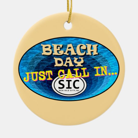 Zee Isle City SIC Ornament (Voorkant)