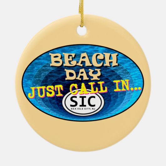 Zee Isle City SIC Ornament (Achterkant)