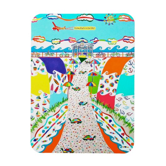 Zee Isle Promenade 3 x 4 Flexible Magnet Magneet (Verticaal)