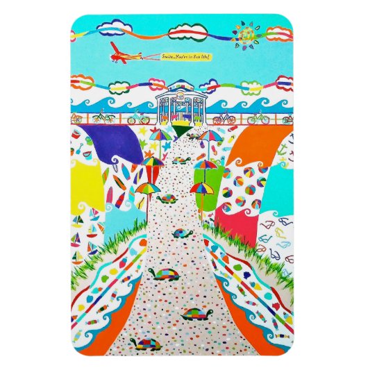 Zee Isle Promenade 4 x 6 Flexible Magnet Magneet (Verticaal)