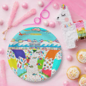 Zee Isle Promenade Ronde papieren Borden Papieren Bordje (Feest)