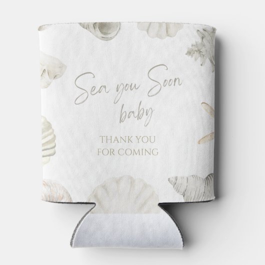 Zee je binnenkort baby shower blikjeskoeler (Achterkant)