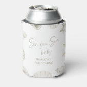 Zee je binnenkort baby shower blikjeskoeler (Blikje Achterkant)