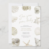 Zee je binnenkort baby shower kaart (Voorkant)