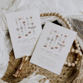 Zee je binnenkort Baby shower Kaart