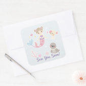 Zee je binnenkort vierkante Sticker (Envelop)