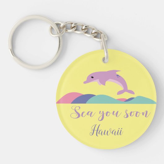 Zee je snel de vakantiezomermotivatie voor elke va sleutelhanger (Voorkant)