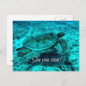 Zee je snel! Schrootbriefkaart Briefkaart (Voorkant / Achterkant)