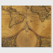  Zee Kaart Verpakkingspapier Cadeaupapier (Vlak)