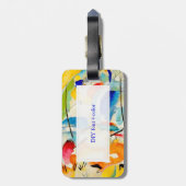 Zee Kandinsky Battle Painting 1913 Bagagelabel (Achterkant verticaal)