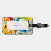 Zee Kandinsky Battle Painting 1913 Bagagelabel (Achterkant horizontaal)