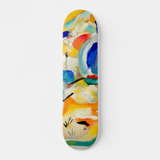Zee Kandinsky Battle Painting 1913 Persoonlijk Skateboard (Voorkant)