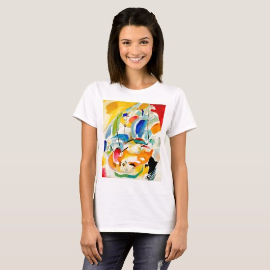 Zee Kandinsky Battle Painting 1913 T-shirt (Voorkant volledig)