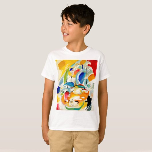 Zee Kandinsky Battle Painting 1913 T-shirt (Voorkant volledig)