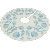 Zee Kant Kerstmis Warm Warm White Kerstboom Rok (Gekanteld)