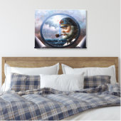 Zee kapitein 6 canvas afdruk (Insitu (Slaapkamer))