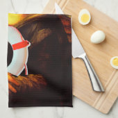 Zee Kapitein Mona Lisa Theedoek (Quarter Fold)