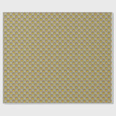 Zee kapitein vispatroon cadeaupapier (Vlak)