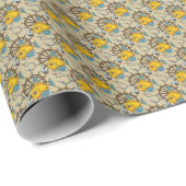 Zee kapitein vispatroon cadeaupapier (Rol Hoek)