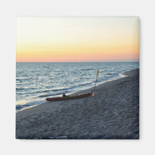 Zee Kayak op Beach Sand Captiva Island Magnet