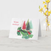 Zee kerst kaart (Gele Bloem)