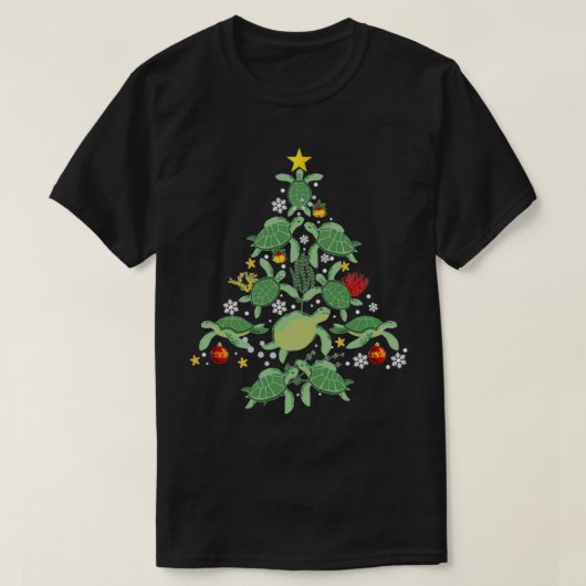 Zee kerstboom t-shirt (Design voorkant)