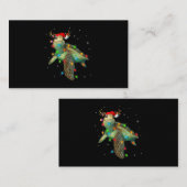 Zee Kerstmis met gevlekte schimmels Visitekaartje (Voorkant / Achterkant)