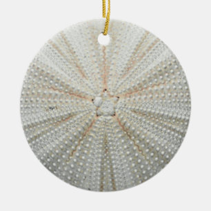 Zee kerstversiering in Urchin Keramisch Ornament