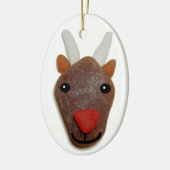 Zee kerstversiering keramisch ornament (Links)