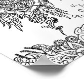 Zee - Kleur uw eigen kunst Poster (Hoek)