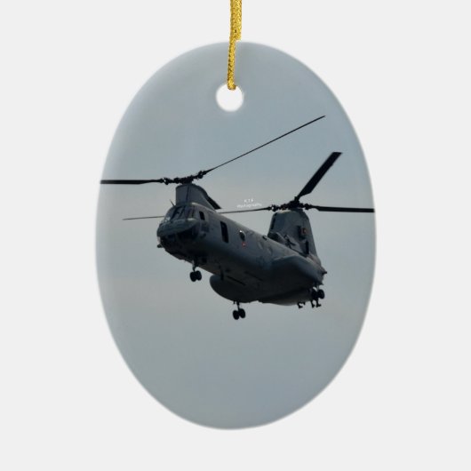 Zee knight CH-46 Keramisch Ornament (Voorkant)