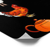 Zee Koe Hen Thee Grappige Grap Zeggende Quote Mann Poster (Hoek)