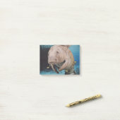 Zee koeienzwemmen post-it® notes (Op bureau)