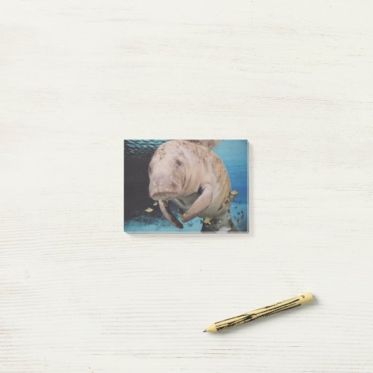 Zee koeienzwemmen post-it® notes (Op bureau)