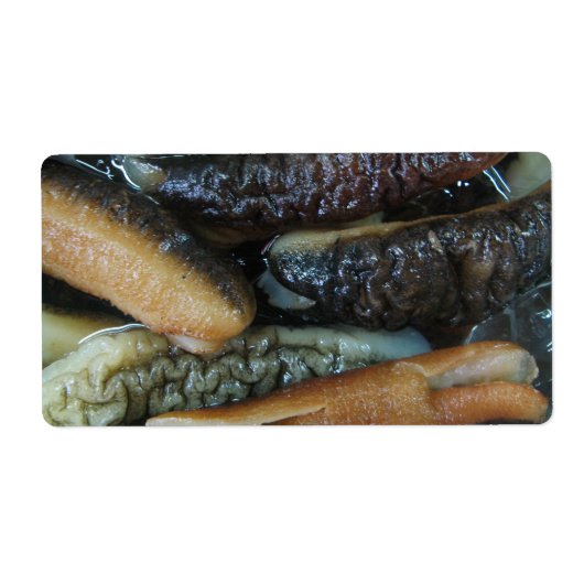 Zee Komkommer ... Yaowarat Market Food Etiket (Voorkant)