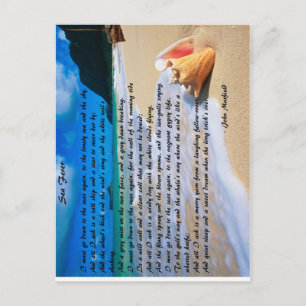 Zee Koorts door: John Masefield Briefkaart