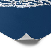 Zee Koraal 1 strand-decorkunst Poster (Hoek)