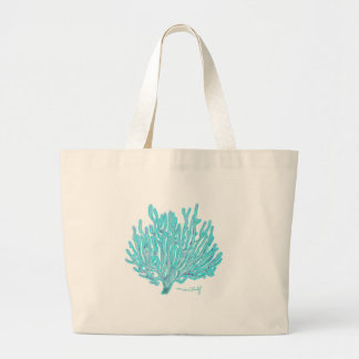 Zee koraal canvas tas