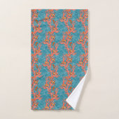 Zee koraal en clownfish bad handdoek (Handdoek)