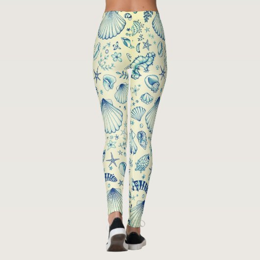 Zee Koraal Leggings (Achterkant)