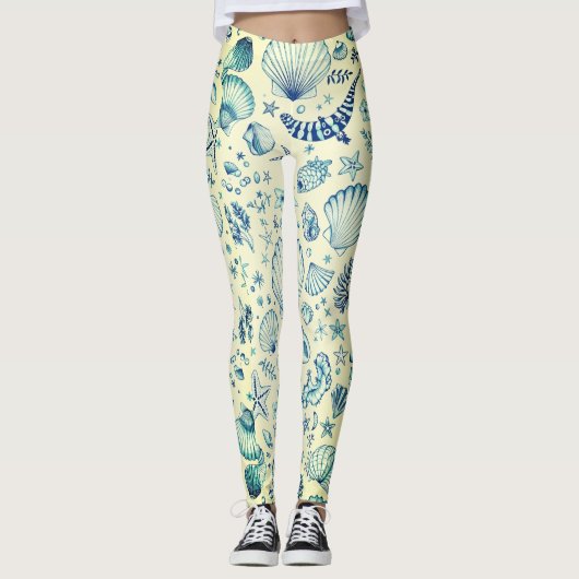 Zee Koraal Leggings (Voorkant)
